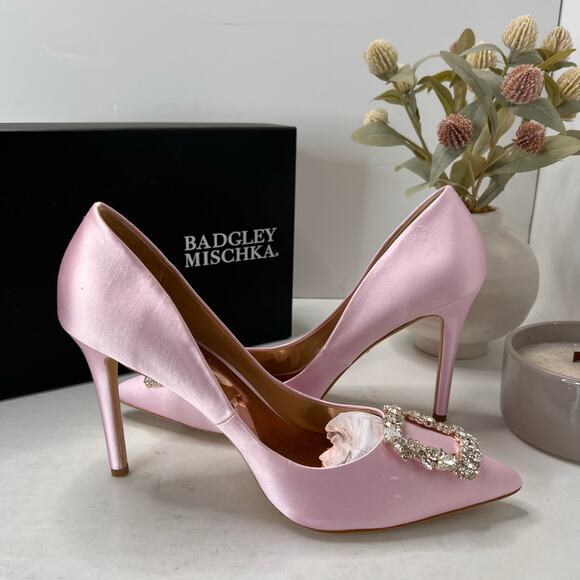 Badgley Mischka Cher Pointed Toe Stiletto Heel Blossm MP5233 Women's 9.5 - Picture 8 of 11